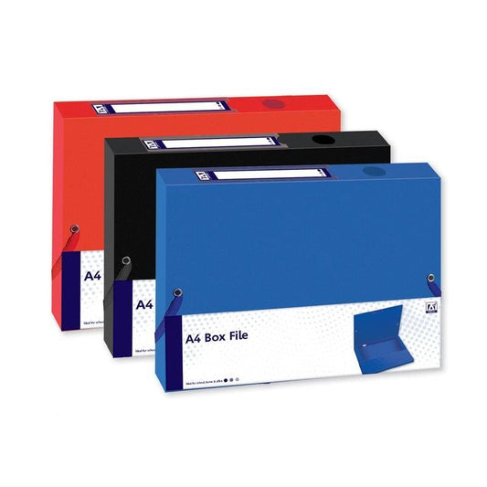 A4 Box File With Elastic Closures