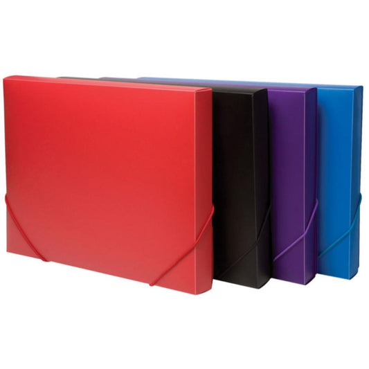 A4 Box File Solid Colour