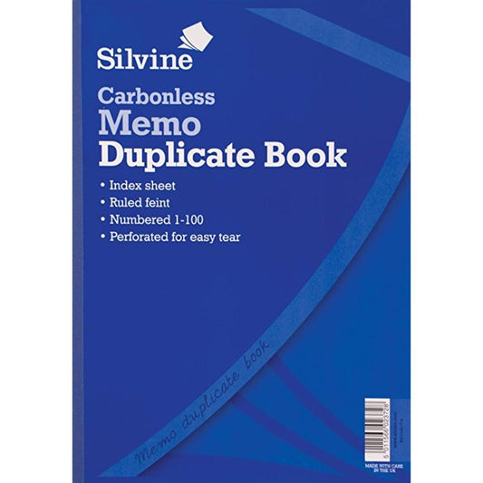 A4 Carbonless Duplicate Memo Book